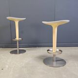 Ensemble de 6 tabourets de bar Arper, années 1990