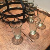 Indian tea glass service