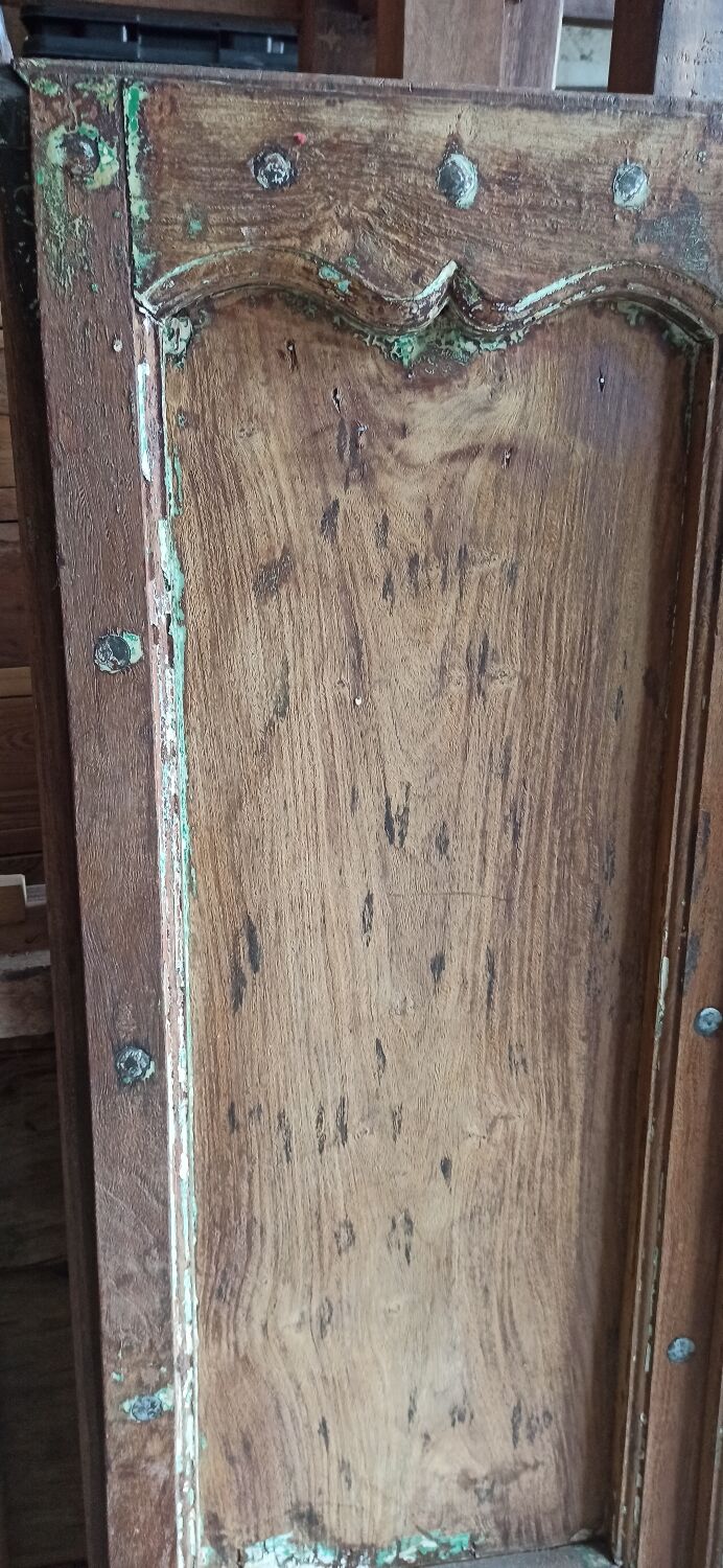 Old wooden door