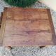 Table in oak and mahogany