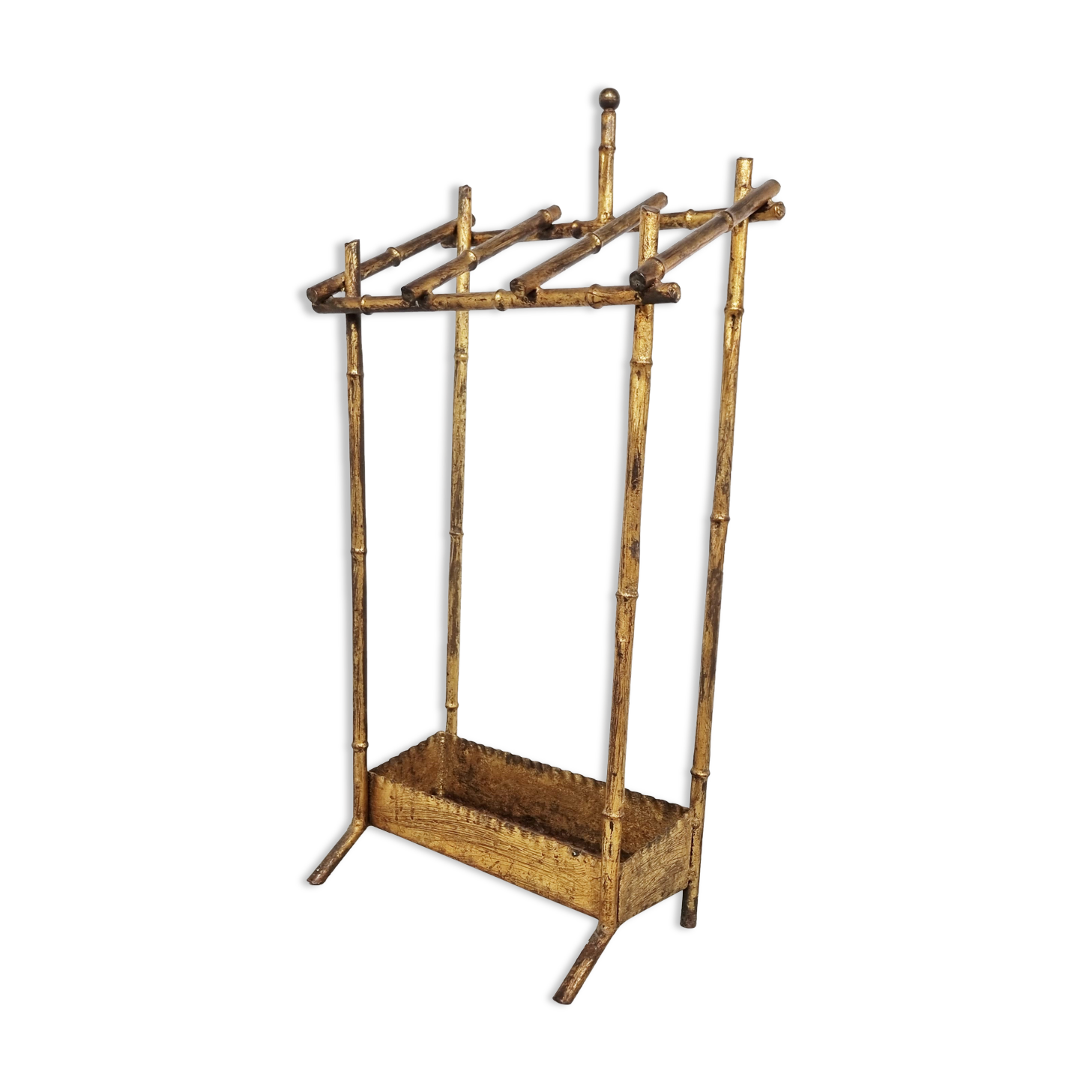 Bamboo umbrella stand, 1960s