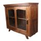 Antique glass-fronted buffet in Burmese teak