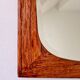 Vintage Scandinavian mirror, beveled glass