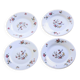 Lot de 4 assiettes à dessert Sarreguemines