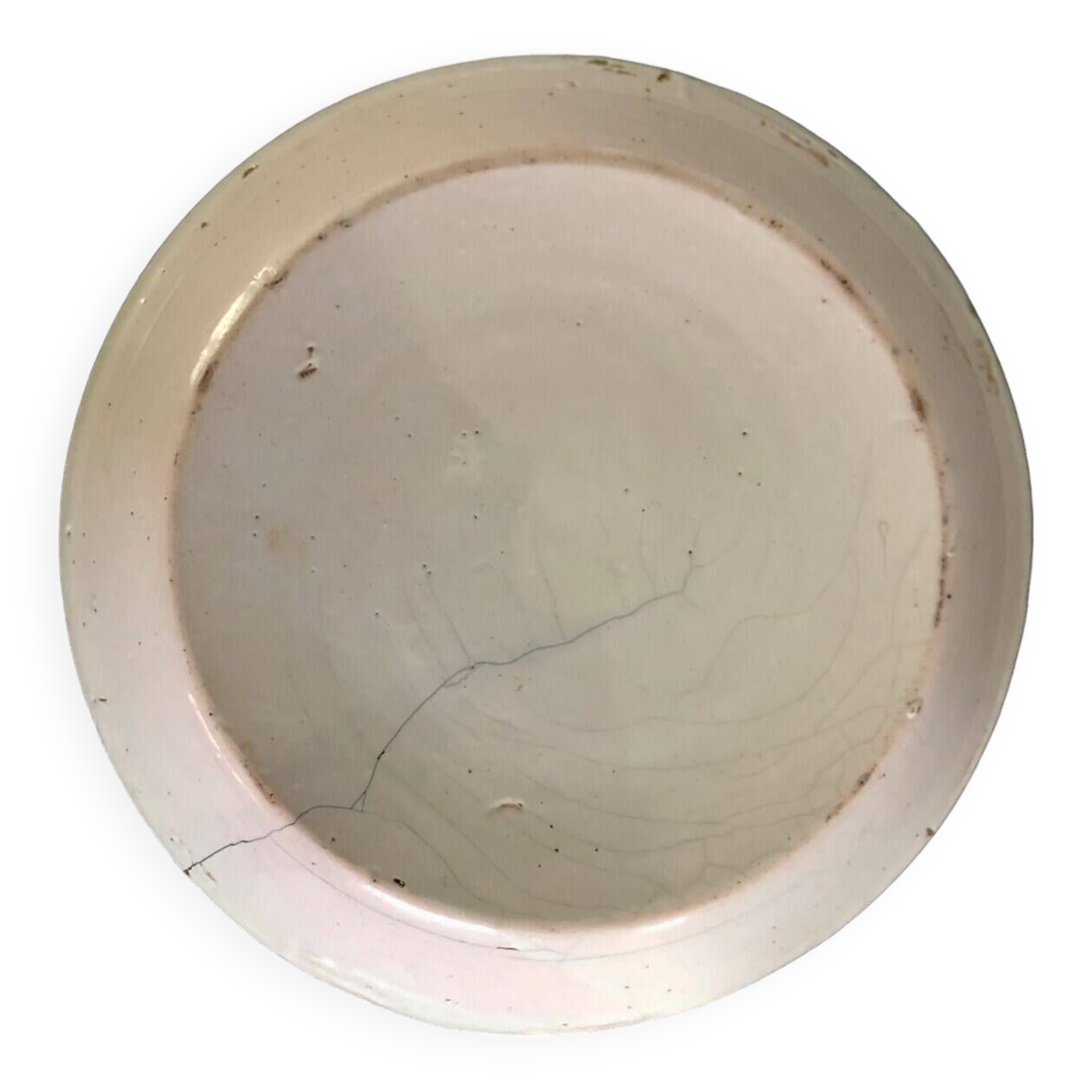 18th century polychrome earthenware plate