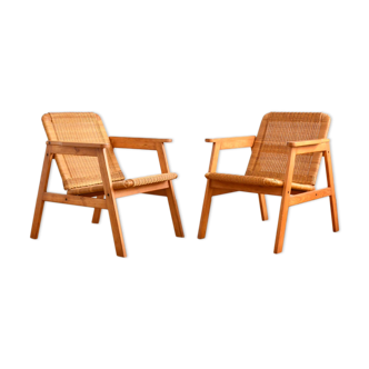 Pair of Scandinavian armchairs 1970s