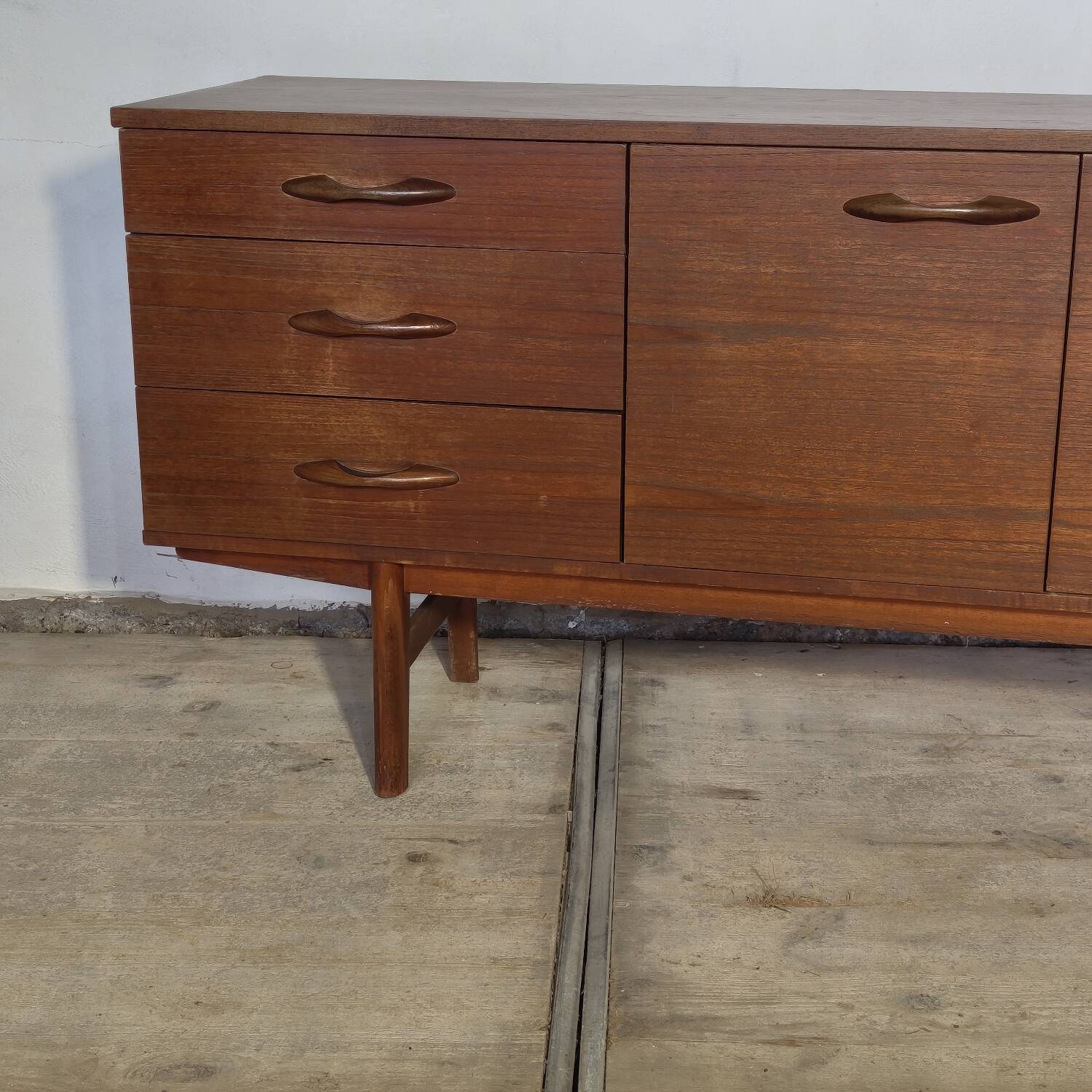 Vintage Scandinavian mid-century enfilade, 1960s.