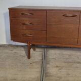 Vintage Scandinavian mid-century enfilade, 1960s.