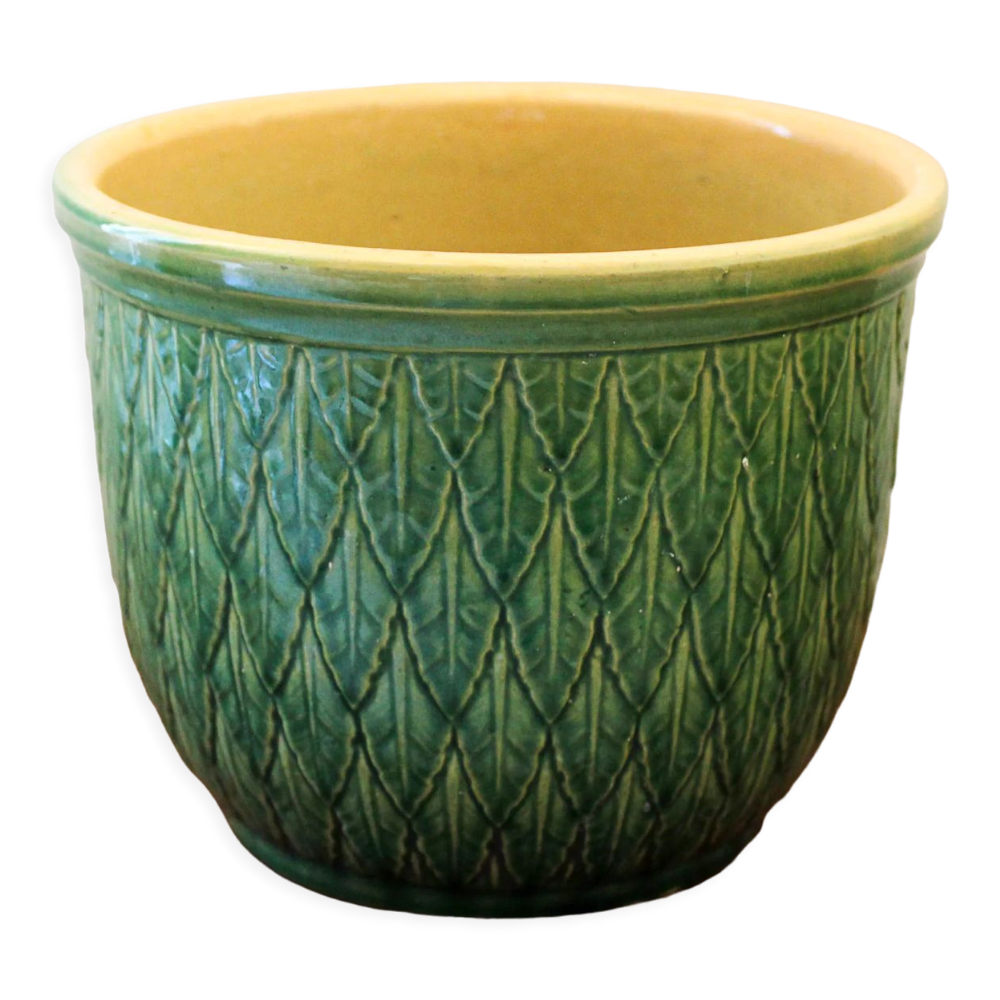 Ceramic pot cover Leon Lehmann et Fils