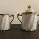 Limoges porcelain coffee service - Chabrol and Poirier - Bac and Périgault - Early twentieth century