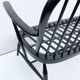Mid-20th century Ercol Black wood sofa 3 seater