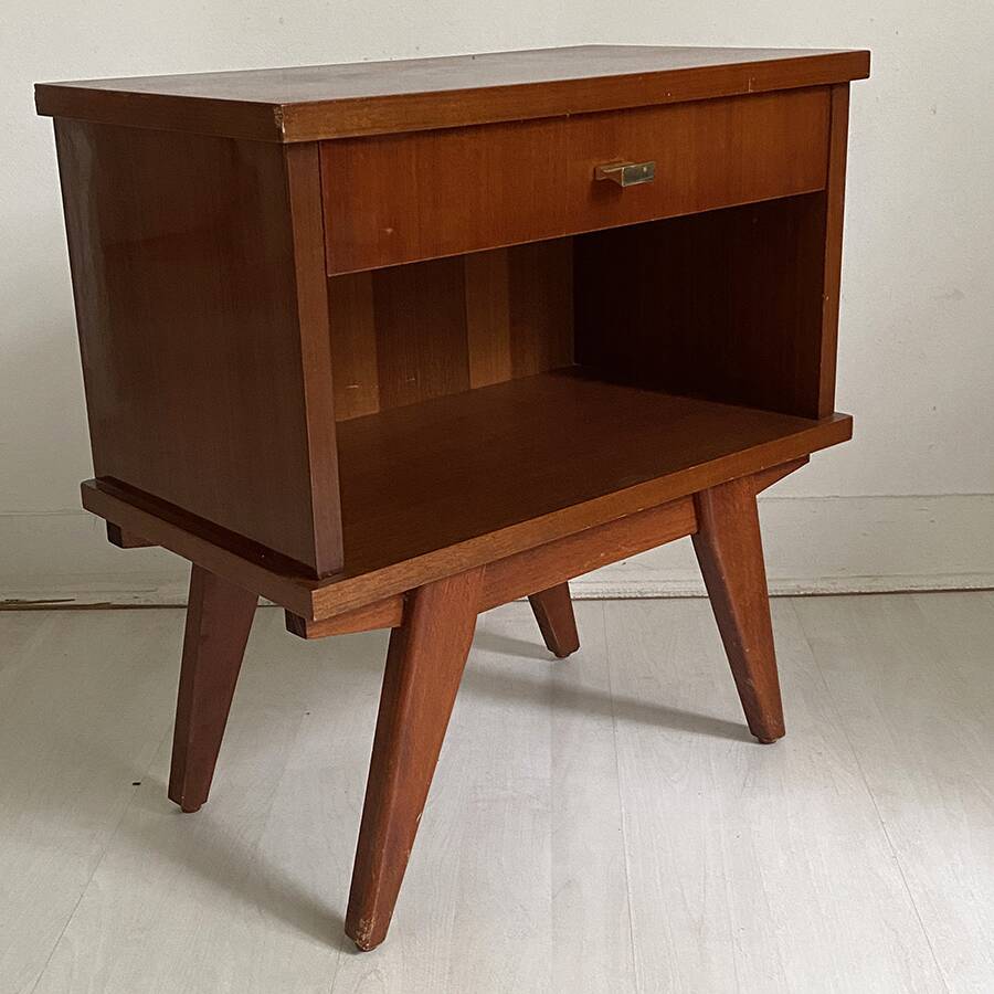 Vintage 60's bedside table
