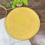 Yellow vintage mirror