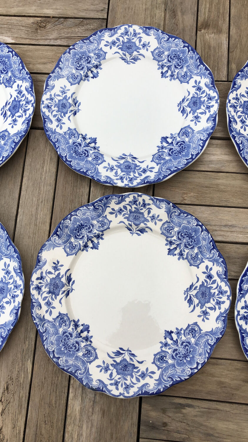 Set of 6 plates Dordrecht BFK Boch
