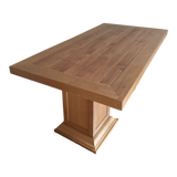 Solid wood table