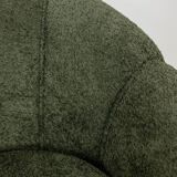 Sofa in bouclette fabric. Contemporary work.