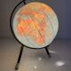 Vintage 1972 glass terrestrial globe Taride tripod - 22 cm