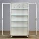 Vintage Steel And Glass Medical Cabinet, 1960s