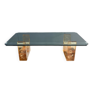 Table basse en verre
