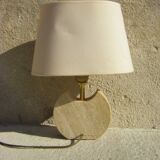 Travertine lamp "The dolphin"