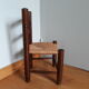 Chaise paillée enfant