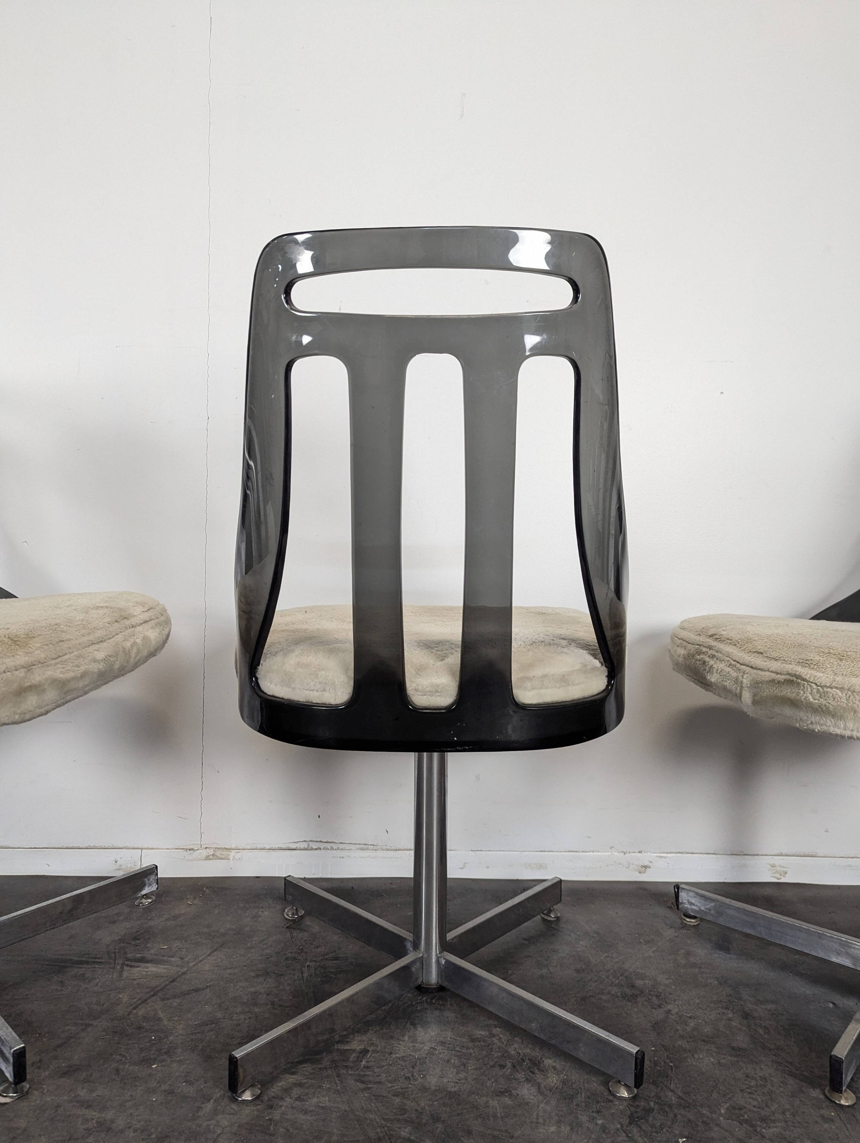 Série de 4 chaises Space Age par Brody