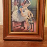 Dancer by DEGAS on copper in polyémot by Gien.