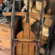 Vintage wooden American sled