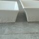 Two asymmetrical square gratin dishes BCI numbered, Made in France
