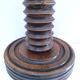Solid wood lamp base by Charles Dudouyt