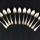 Set of 12 spoons in silver metal Apollo 18gr