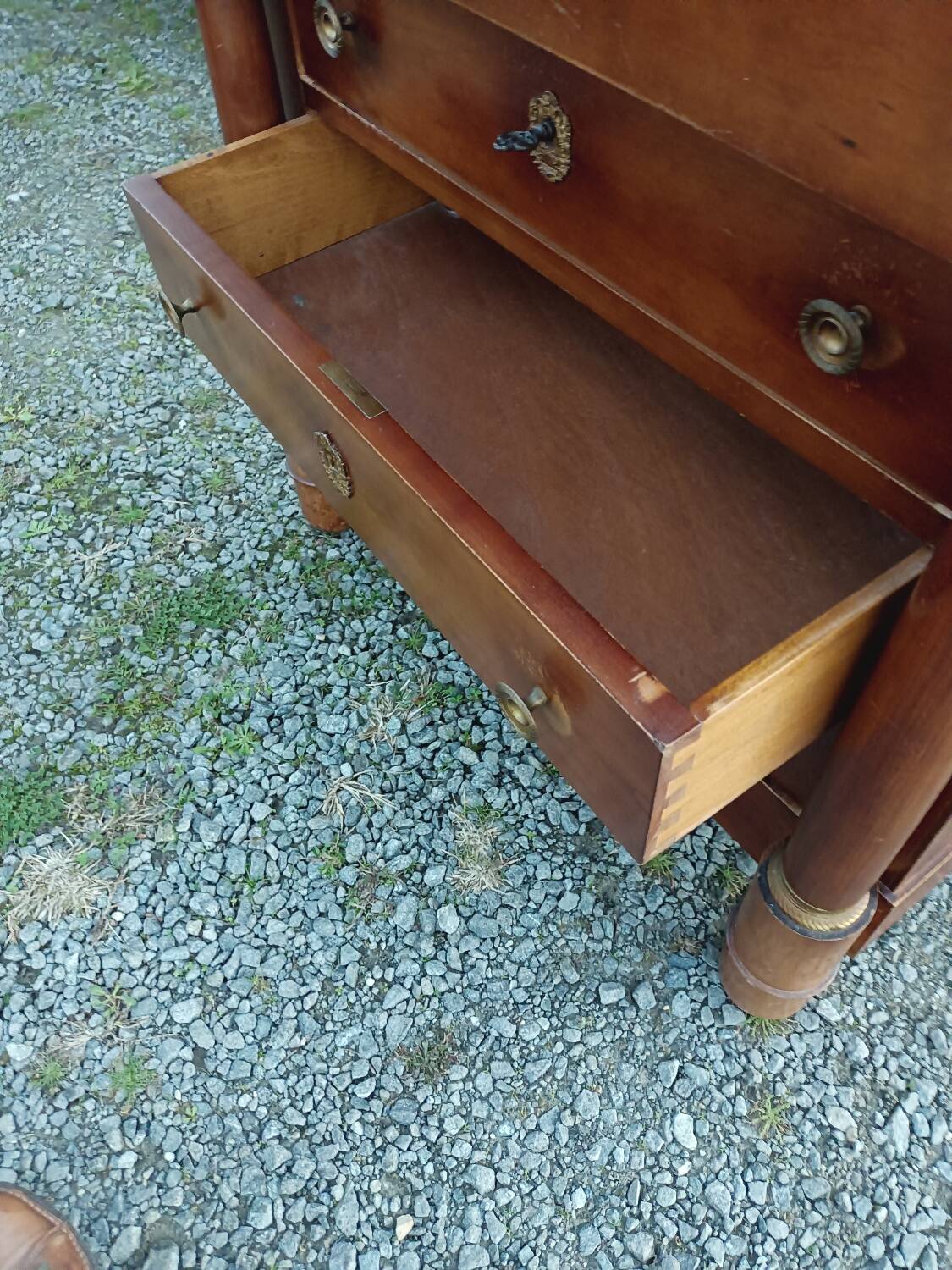 Empire style chest of drawers