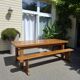 Grande table de ferme avec son banc