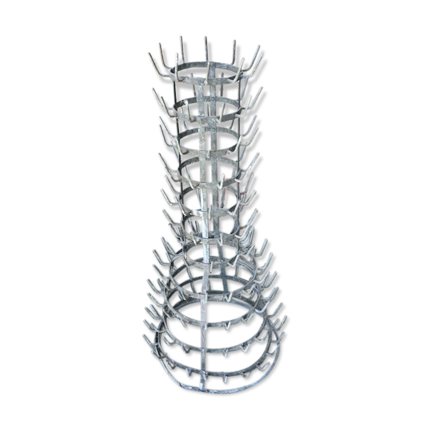Porte bouteille hérisson en zinc