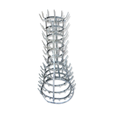 Door bottle hedgehog in zinc