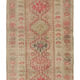 Handmade Vintage Oriental Beige Runner Carpet 77 cm x 331 cm