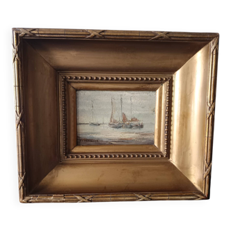 Antique painting from the late 19th century