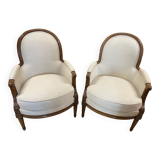 Pair of Louis 16 style armchairs