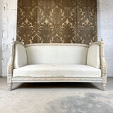 Louis XVI style alcove bed bench, 1900 period