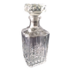 Vintage Arques crystal whisky decanter, Villandry model