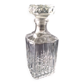 Vintage Arques crystal whisky decanter, Villandry model
