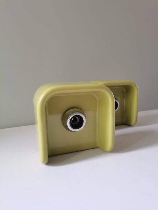 Pair of guzzini wall lights by makio hasuike