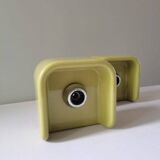 Pair of guzzini wall lights by makio hasuike