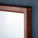 Danish Mirror with Rosewood Frame by Aksel Kjersgaard, 1960