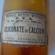 Old pharmacy jar jar apothecary amber glass + original label Calcium