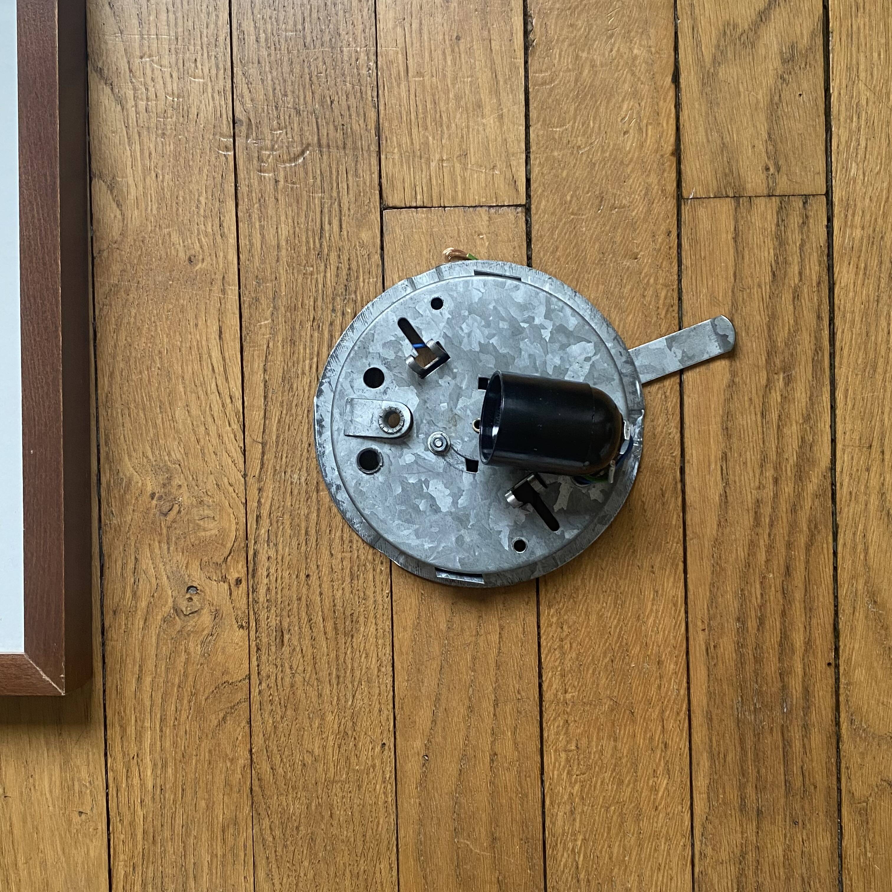 Ceiling light or square wall lamp 20 cm white opal glass