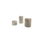 Set of three marble candle sticks, Italy 1970's