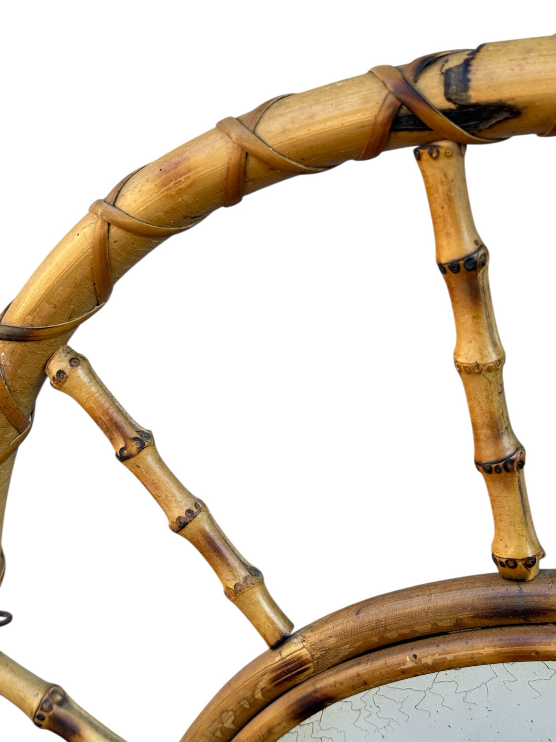 1960s French Roitn Coat Rack Mirror