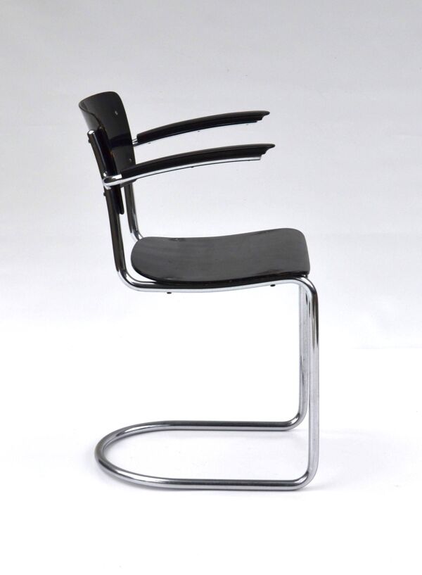 Chaise Bauhaus des années 1930 par W.H. Gispen