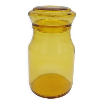 Vintage amber pot